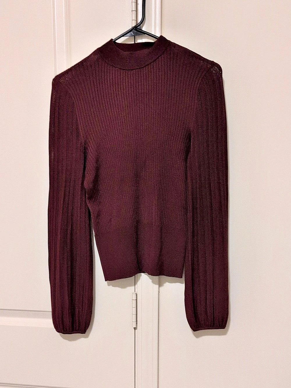Express Ribbed Mock Neck Sweater Size Small